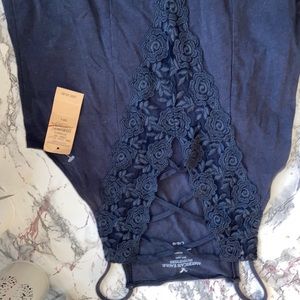 AE lace up bodysuit